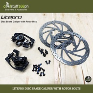 CS168ph LITEPRO Disc Brake Caliper with Rotor Disc Bicycle Parts & Accessories