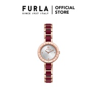 Furla Essential Rose Gold Tone Case Dial Watch - Silver