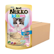 [official Store] Nekko Kitten อาหารแมวเด็ก ทูน่ามูส 70g x 12 ซอง