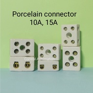 Porcelain Connector , Heater Wire Connector 10A / 15A