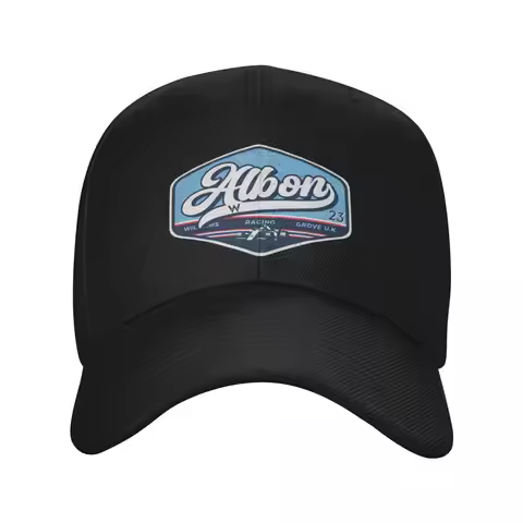 Alex Albon Racing Badge Baseball Cap Christmas Hat party Hat Bobble Hat Caps For Men Women's