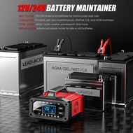 vchoth 12V 24V Portable Battery Maintainer, 15A Power Supply with Car AGM Ca LiFePO4 Moto Repair Mod