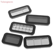 Tolongterm> Empty Magnetic Cosmetics Palette 1/2/3/4/6/7/12 Grids Iron Plate Eyeshadow Blusher Lipst