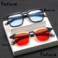 FUTURE Tint Ocean Lens Sun Glasses, Cool Retro Square Sunglasses, Fashion Vintage UV400 90s Glasses 
