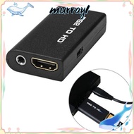 MURRAY Converter, Game to HDMI HD Cable Adapter, Portable 3.5mm Audio Output PS2 to HDMI 480i/480p/5
