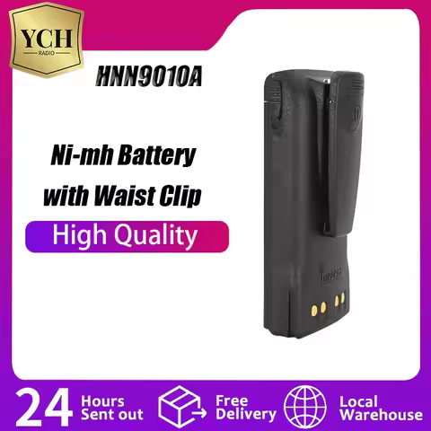 HNN9010A Battery Ni-Mh 1800mAh Compatible with GP338 GP328 PTX760 Pro5150 PTX760 Walkie Talkie Explo