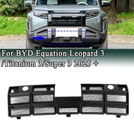 For BYD Equation Leopard 3/Titanium 3/Super 3 2025 + Front Bumper Lower Grille Air Intake Vent Insec