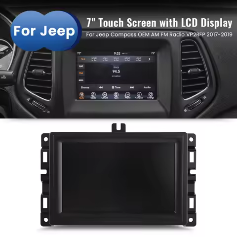 TDO-WXGA0700K00033-V2 TDO-WXGA0700K00057-V1 7 inch LCD Touch screen Suit for Jeep Compass 2017-2020 