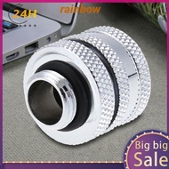 G1/4 14mm OD 4 Laps Hard Tube Quick Fitting Connector for PC Water Cooling [rainbow11.my]