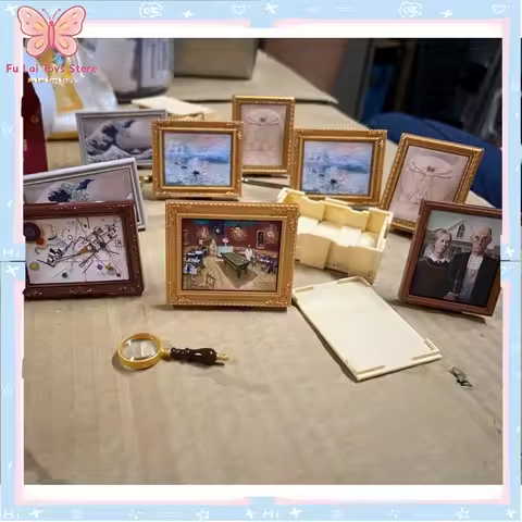 Authentic ZURU 5 Surprise Mini Brands Create Mini Masterpieces Series 1 Capsule Miniature Artworks D
