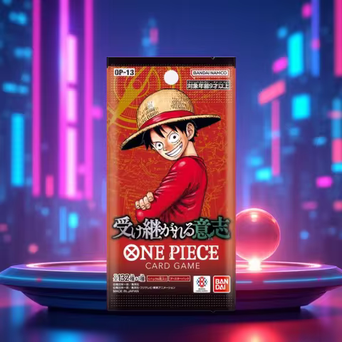 IN STOCK 2025 BANDAI Genuine One Piece OPCG TCG Game Card Japanese Sealed OP13 Carrying on His Will 