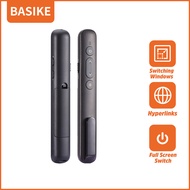 Basike รีโมทพรีเซนไร้สาย Presenter Wireless Remote Controller USB + USB C Pointer ปากกาเลเซอร์ สำหรั