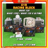 S1R BLOCK WAVE 125 57MM / 60MM / 63MM / 65MM S1R RACING BLOCK WAVE 125 BLOK WAVE 125S WAVE 125 X ULT