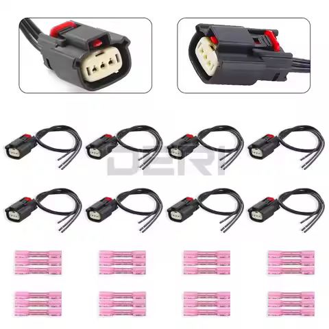 8pcs Ignition Coil Connector Plug Cable Wire For Ford Edge Explorer F-150 F-250 Fusion Mustang Linco