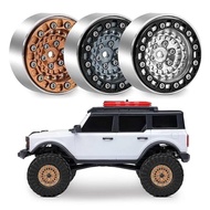 4PCS 1.3 Inch Aluminum Alloy Beadlock Wheel For 1/18 TRX4M SCX24 FCX24 Axial SCX24 AX24 FCX24 RC Cra