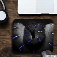 Awesome Blue Python Sanke Mousepad Anti-Slip Rectangle Rubber Customised Mouse Pad