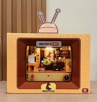 豆豆先生復古電視機積木