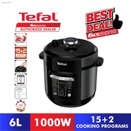 ♗Tefal Home Chef Smart Multicooker/Pressure Cooker (6L) [Free Masterseal Fresh Box Set] CY601D65