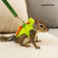 GUADALUPE Ferret Vest Harness, Flannel Pet Harness Leash