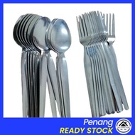 Thick Stainless Steel Spoon And Fork Sudu Dan Garpu Jenis Tebal SUDU TEBAL GARFU TEBAL SUDU PLAIN GA