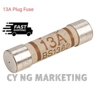 1Pc Plug Top Fuse 13A BS1362 250V 13A Fuse