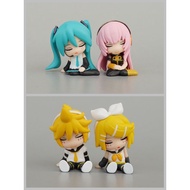 MIKU 4 Gaya Hatsune Miku Rin Kagamine Len Kagamine Rin Megurine Luka Versi Q Hiasan Kereta Rajah Ber