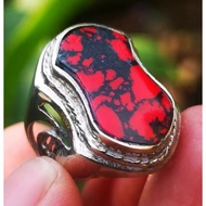 Natural Akik Alam Red Pirus Persia Terompah Top Colour Persia Iran