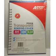 Astar Penutup PVC A4 / Binding Cover A4 Transparent/A4 PVC Cover 100PCS (PC018)