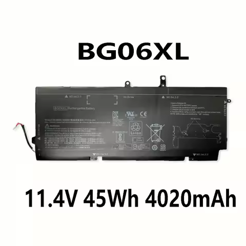 BG06XL 11.4V 45Wh 4020mAh Laptop Battery for HP EliteBook 1040 G3 Series BG06045XL 804175-181