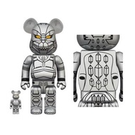 Medicom be@rbrick godzilla 哥斯拉 Mechagodzilla 機械哥斯拉 400% ＆ 100% bearbrick