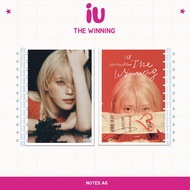 A6 NOTES IU THE WINNING (40 HVS Contents+2-Sided Lamination COVER) TTD KPOP IDOL KOREA PREMIUM UNOFFICIAL Signature NOTEBOOK NOTE Book LEE JI EUN JIEUN!