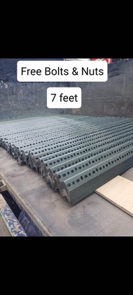 Slotted angle bar 1.5 x 1.5 x 7ft