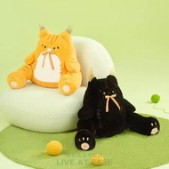 【免運】XQWGT 腰部按摩器背部舒緩腰疼痛熱敷神器腰枕靠墊