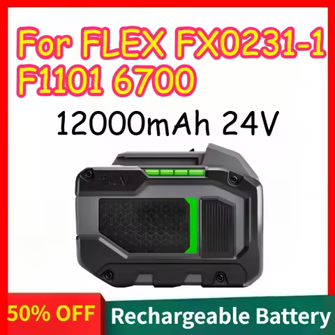 24V 12000mAh Battery for FLEX FX0231-1/F1101 6700 Electric Saw Drill Electric Tool Rechargeable Lith