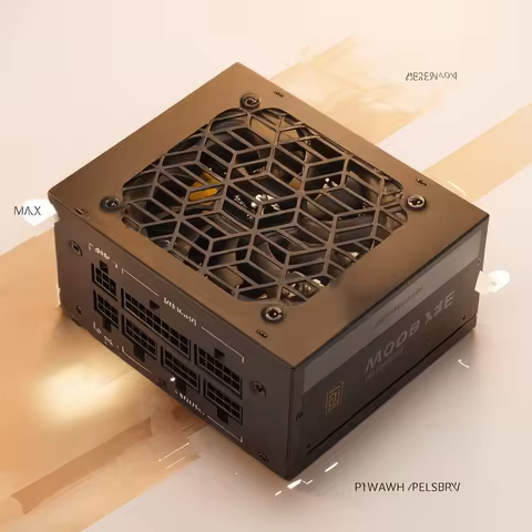 METALFISH SFX 80Plus Bronze 500/600W PSU Black Power Supply Full-Modular For Mini ITX Chassis Small 