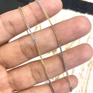 สร้อยอิตาลี 🇮🇹 9k สร้อย 2 กษัตริย์ 3กษัตริย์ ถังเบียร์ ปล้อง สี่เสา โซ่ฝรั่ง ฟิโกโร่ทองแท้9k 1618นิ้