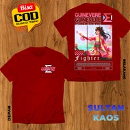 SULTAN KAOS DEWASA DAN ANAK MOBILE LEGEND GUINEVERE LOTUS BAJU ML GUINEVERE FIGHTERS TSHIRT MLBB BIS
