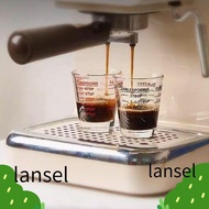 LANSEL Shot Glass Measuring Cup, 60ml Espresso Essentials Espresso Shot Glass, Accessories Heat Resistant Universal Measuring Shot Glass