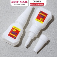 Genuine 401 nail glue, new model 15g, 200% 401 glue with super strong charm stones