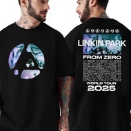 Linkin Park Swirl Tour Dates List From Zero World Tour 2025 T-Shirt Unisex B5IP