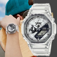 CASIO 卡西歐 G-SHOCK 40周年透明限量版透視機芯手錶 GA-2140RX-7A