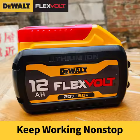 Replacement For DeWalt DCB612 Battery 20V/60V FLEXVOLT 12Ah Lithium Ion 21700 Cells Rechargeable Pac