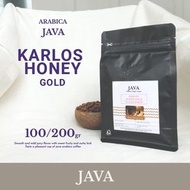 Arabica Java Karlos Honey Gold 咖啡豆／咖啡粉 200克