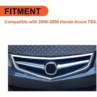 ECOTRIC Front Bumper Grill Compatible with 2006 2007 2008 Honda Acura TSX AC1200112 71121SECA02ZA 71