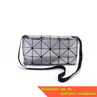 Issey Miyake Cosmetic Bag Rhombus Box Bag Underarm Camera Bag Portable Shoulder Messenger Bag2022New Women's Bag FDTM