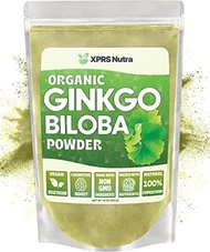 ▶$1 Shop Coupon◀  XPRS Nutra Organic Ginkgo Biloba Powder - Gingko Biloba plements for Cognition - V
