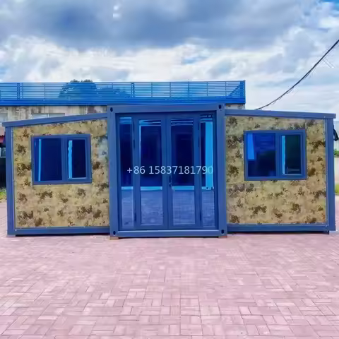 Custom Container House 20ft 30ft 40ft Container House Soundproof Tiny Home Moistureproof Expandable 