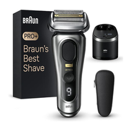 百靈牌 - Braun Series 9 9667CC 男士乾濕兩用電動鬚刨 (銀色)｜電鬚刨｜剃鬚刨｜剃鬚刀｜電動剃鬚刨｜電動剃鬚刀｜自動清洗鬚刨｜乾濕兩用鬚刨【平行進口】 9667CC