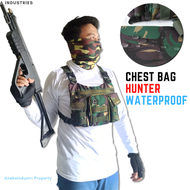 [Pengganti Waistbag] Tas Rompi Dada Berburu Tactical Army Loreng Camo TAD TAS DADA 2 ini 1 CHEST BAG