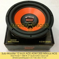 Speaker Subwoofer 12 inch ADS ASW1200 Nitrous NOS 12inch ADS nitrous